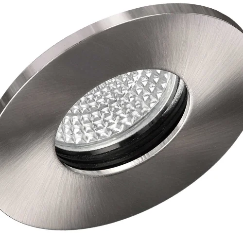 FOCO EMPOTRABLE Ø 8,5 CM GU10 NIQUEL SATINADO IP54