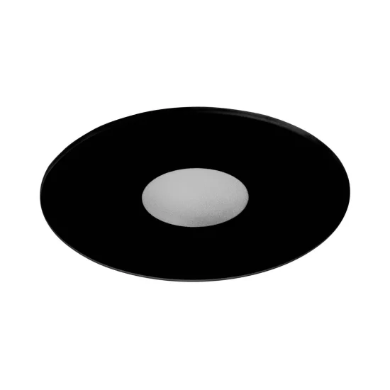 FOCO EMPOTRABLE METACRILATO PLANO NEGRO BRILLO IP20