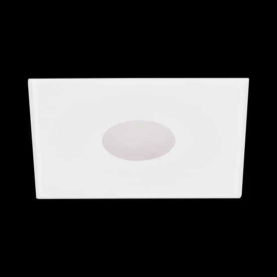 FOCO EMPOTRABLE CUADRADO CRISTAL CIEGO BLANCO BRILLO IP20 2