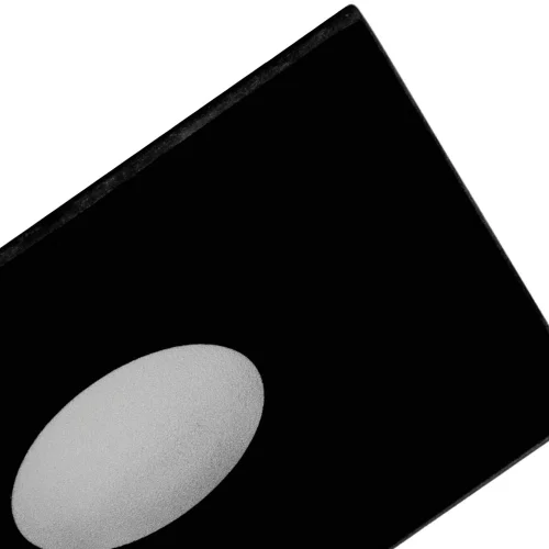 FOCO EMPOTRABLE CUADRADO CRISTAL CIEGO NEGRO BRILLO IP20 FOCO EMPOTRABLE CUADRADO CRISTAL CIEGO NEGRO BRILLO IP20