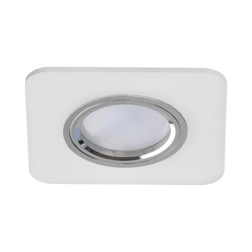 FOCO EMPOTRABLE CUADRADO METACRILATO REVERSIBLE BLANCO MATE/BRILLO GU10