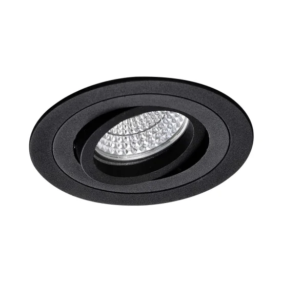 FOCO EMPOTRABLE CIRCULAR NEGRO GU10 IP20