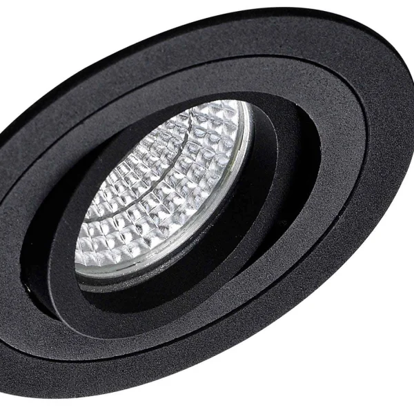 FOCO EMPOTRABLE CIRCULAR NEGRO GU10 IP20 FOCO EMPOTRABLE CIRCULAR NEGRO GU10 IP20