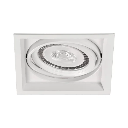 ARO EMPOTRABLE CUADRADO DOBLE BASCULACIÓN QR-111 BLANCO MATE