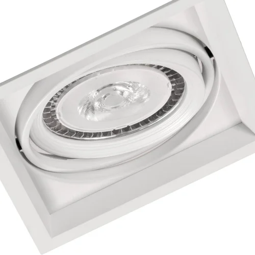 ARO EMPOTRABLE CUADRADO DOBLE BASCULACIÓN QR-111 BLANCO MATE