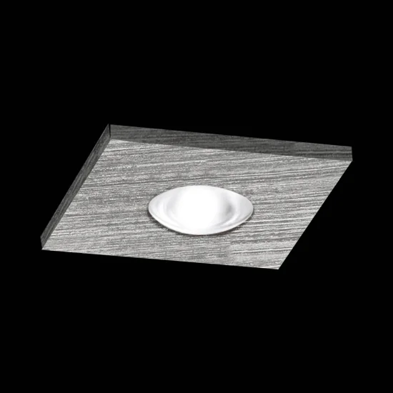 FOCO EMPOTRABLE LED CUADRADO ALUMINIO 3W 6000K 2
