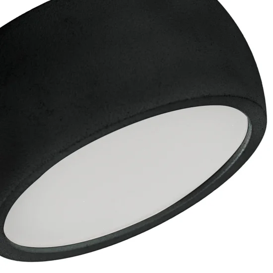 FOCO DE SUPERFICIE LED 7 W 3000K NEGRO 2