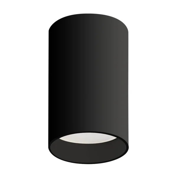 FOCO DE SUPERFICIE CILINDRO 8 CM GU10 NEGRO FOCO DE SUPERFICIE CILINDRO 8 CM GU10 NEGRO