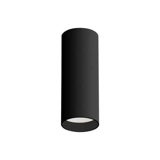 FOCO DE SUPERFICIE CILINDRO 16,5 CM GU10 NEGRO