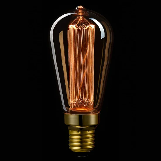 BOMBILLA LED FILAMENTO ST64 E27 4W 2000K Ø6,4 CM 2