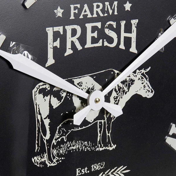 RELOJ PARED METAL MDF FARM FRESH