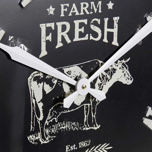RELOJ PARED METAL MDF FARM FRESH