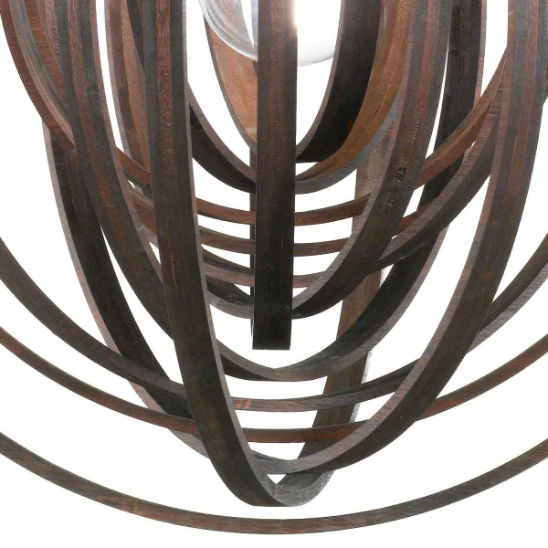 LÁMPARA DE TECHO GUIM MADERA MARRÓN LÁMPARA DE TECHO GUIM MADERA MARRÓN