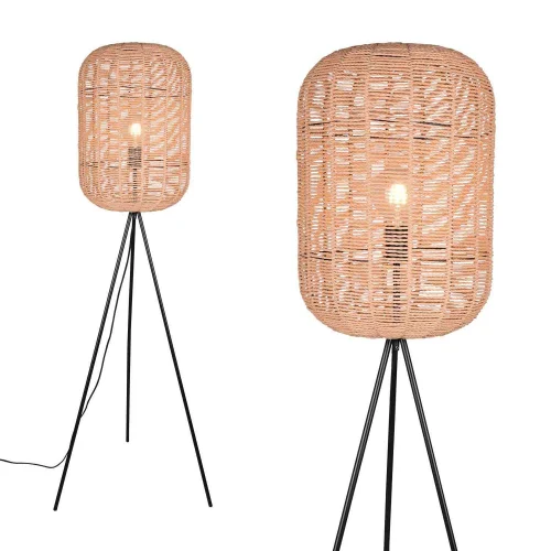 LÁMPARA DE PIE Ø35 CM SISAL E27 OLAV
