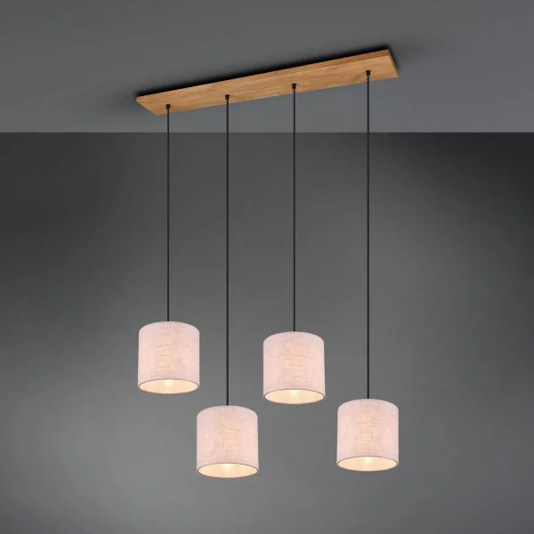 LÁMPARA DE TECHO 4 LUCES E27 VALDEMAR