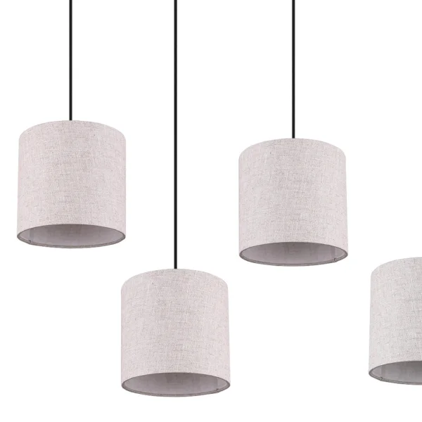 LÁMPARA DE TECHO 4 LUCES E27 VALDEMAR