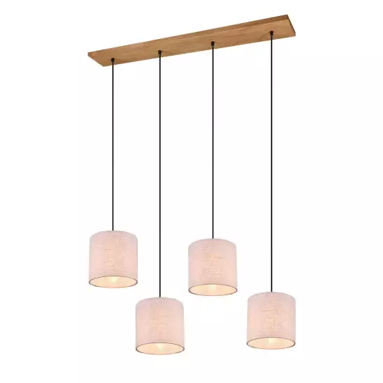 LÁMPARA DE TECHO 4 LUCES E27 VALDEMAR 2