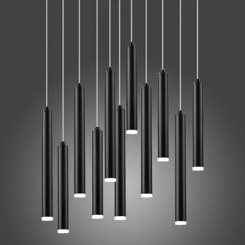 LÁMPARA SMD LED 11X2,5 W 3000K BASE CIRCULAR NEGRO CYLINDER