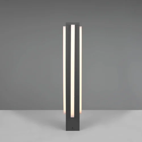 BALIZA EXTERIOR LED 16,5 W 3000K ANTRACITA 80 CM ADONIS