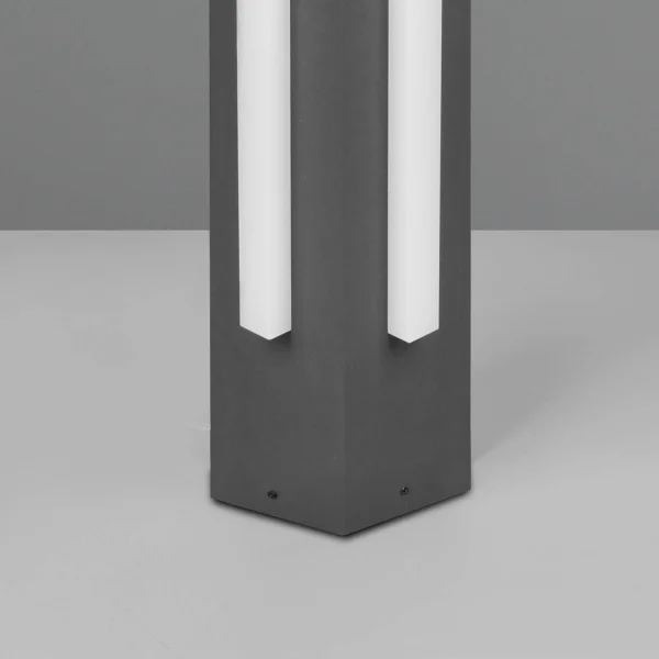 BALIZA EXTERIOR LED 16,5 W 3000K ANTRACITA 80 CM ADONIS