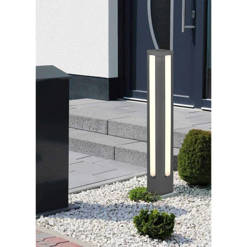 BALIZA EXTERIOR LED 16,5 W 3000K ANTRACITA 80 CM ADONIS