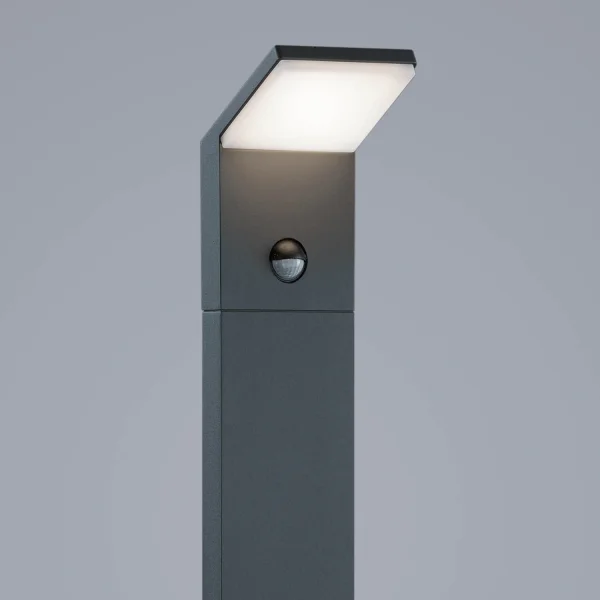 BALIZA EXTERIOR LED 9 W 3000K ANTRACITA C/SENSOR IP54 100 CM CROCUS