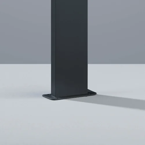 BALIZA EXTERIOR LED 9 W 3000K ANTRACITA IP54 100 CM CROCUS