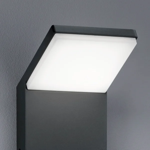 APLIQUE EXTERIOR LED 9 W 3000K ANTRACITA IP54 CROCUS