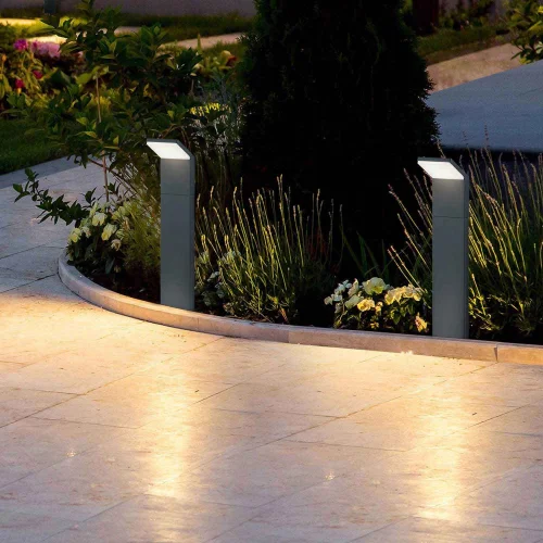 BALIZA EXTERIOR LED 9 W 3000K ANTRACITA IP54 50 CM CROCUS