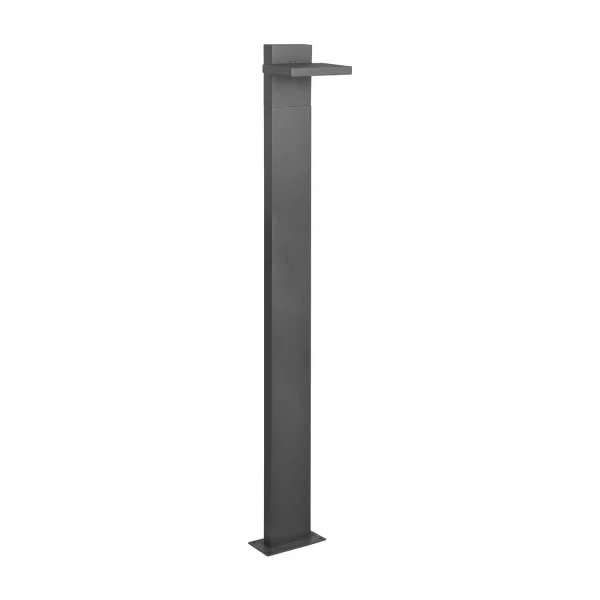 BALIZA EXTERIOR LED 8 W 3000K ANTRACITA IP54 100 CM BROMELIA