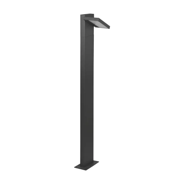 BALIZA EXTERIOR LED 8 W 3000K ANTRACITA IP54 100 CM BROMELIA