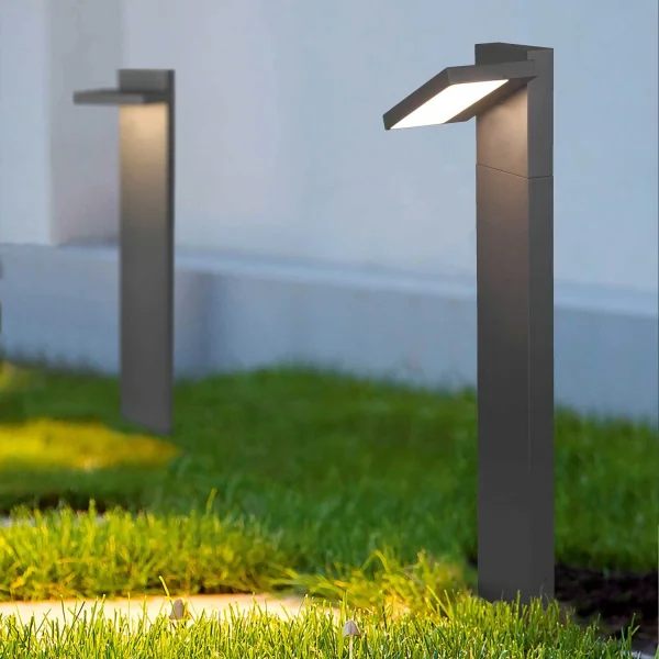 BALIZA EXTERIOR LED 8 W 3000K ANTRACITA IP54 50 CM BROMELIA