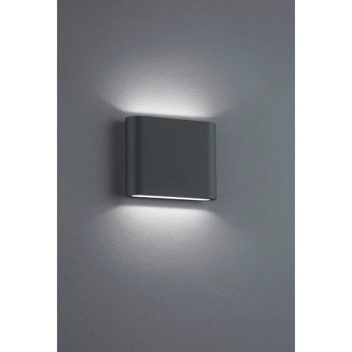 APLIQUE EXTERIOR LED TUERIS 2x2,5 W 3000K ANTRACITA