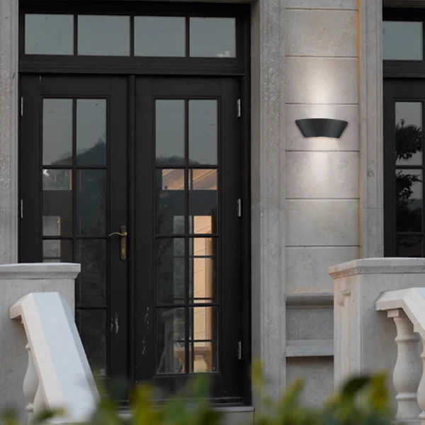 APLIQUE EXTERIOR LED 2 W + 5,5 W 3000K ANTRACITA IP54 APRICOT