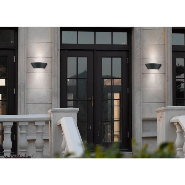 APLIQUE EXTERIOR LED 2 W + 5,5 W 3000K ANTRACITA IP54 APRICOT