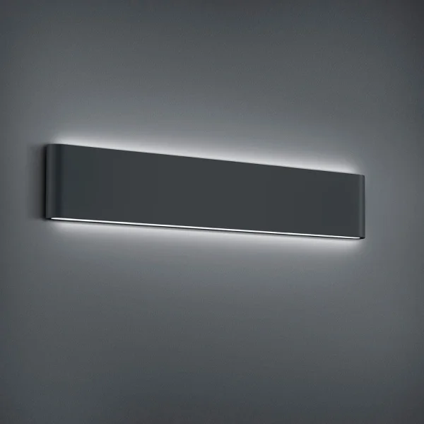 APLIQUE EXTERIOR LED TUERIS 2x8W 3000K ANTRACITA