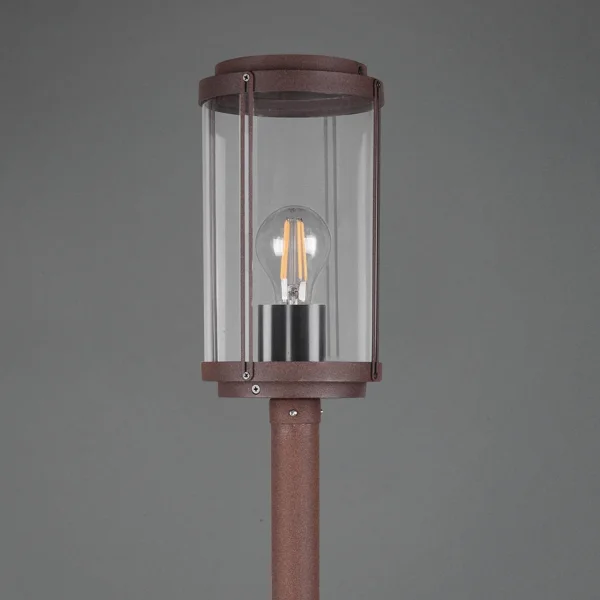 FAROL DE EXTERIOR 100 CM E27 IP44 ÓXIDO TRILLIUM FAROL DE EXTERIOR 100 CM E27 IP44 ÓXIDO TRILLIUM