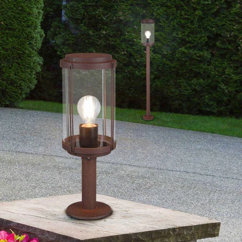 FAROL DE EXTERIOR 100 CM E27 IP44 ÓXIDO TRILLIUM FAROL DE EXTERIOR 100 CM E27 IP44 ÓXIDO TRILLIUM