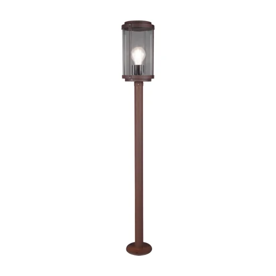 FAROL DE EXTERIOR 100 CM E27 IP44 ÓXIDO TRILLIUM