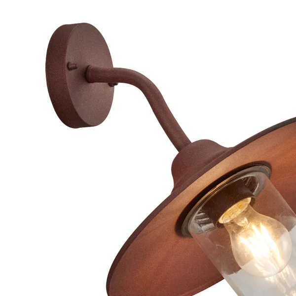 APLIQUE EXTERIOR E27 IP44 ÓXIDO TULSI