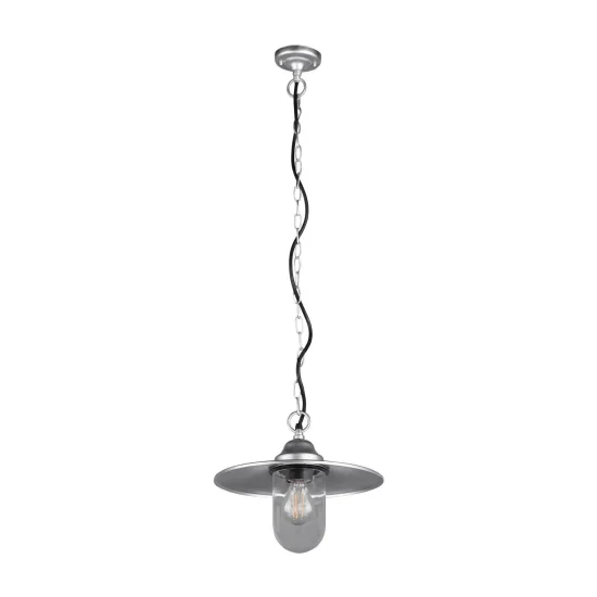 LÁMPARA COLGANTE EXTERIOR E27 IP44 ZINC TULSI 2