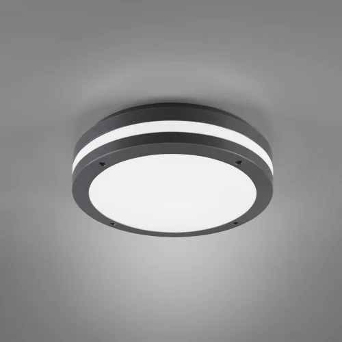 PLAFÓN EXTERIOR LED 12 W 3000K ANTRACITA OSAGE