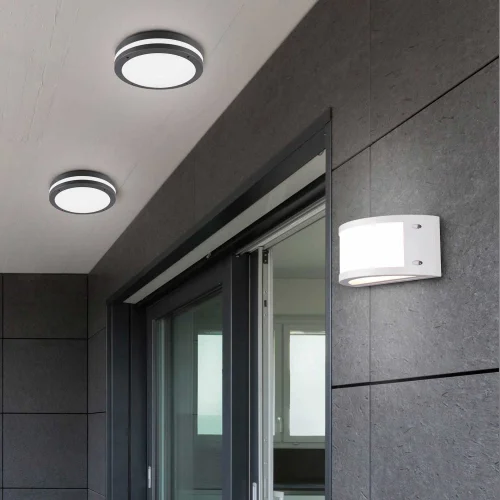 PLAFÓN EXTERIOR LED 12 W 3000K ANTRACITA OSAGE