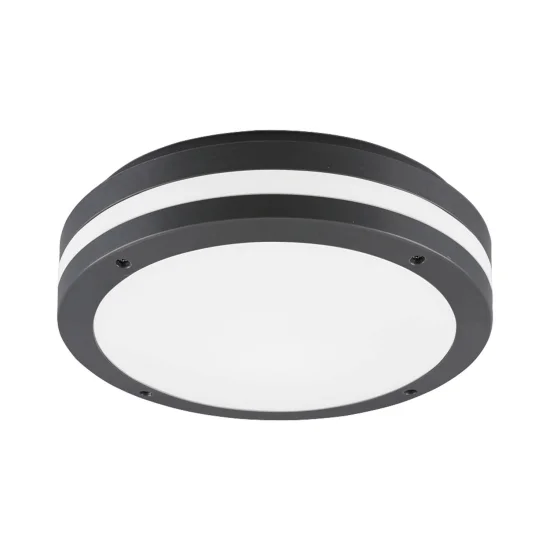 PLAFÓN EXTERIOR LED 12 W 3000K ANTRACITA OSAGE
