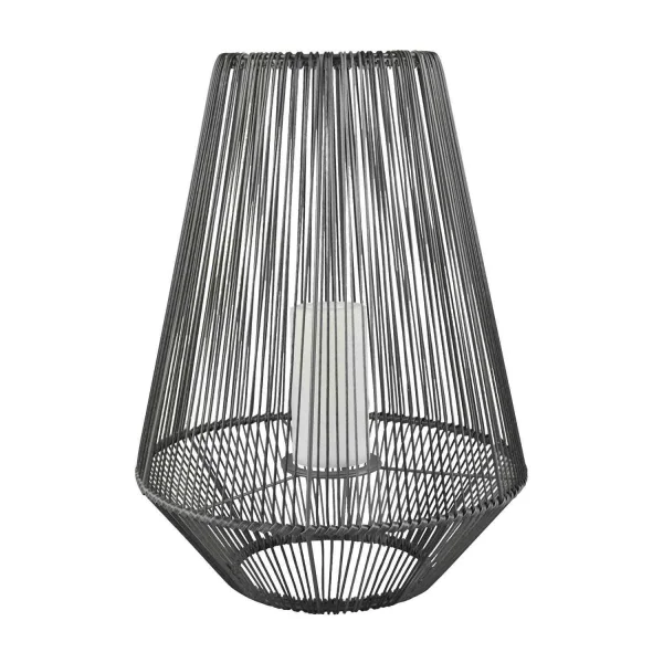 FAROL DE EXTERIOR SMD LED 2 W SOLAR 51 CM NEGRO RIVER FAROL DE EXTERIOR SMD LED 2 W SOLAR 51 CM NEGRO RIVER