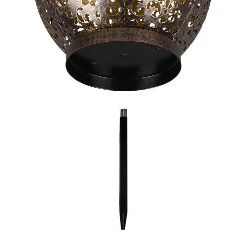 FAROL DE EXTERIOR LED SOLAR COBRE ANTIGUO CANEK FAROL DE EXTERIOR LED SOLAR COBRE ANTIGUO CANEK