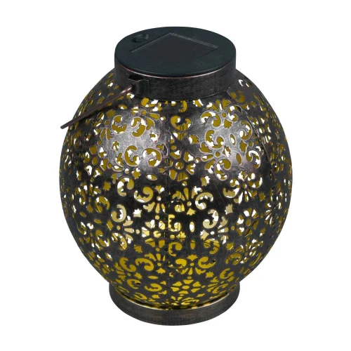 FAROL DE EXTERIOR LED SOLAR COBRE ANTIGUO CANEK FAROL DE EXTERIOR LED SOLAR COBRE ANTIGUO CANEK