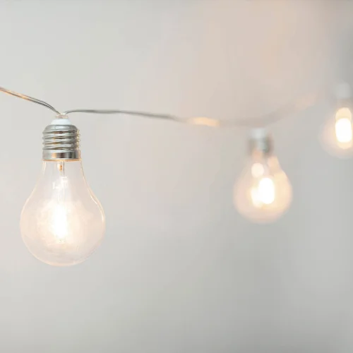 GUIRNALDA SOLAR + BATERIA RECARGABLE CABLE TRANSPARENTE STELLA NEWGARDEN