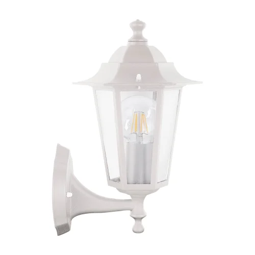 APLIQUE EXTERIOR HEXAGONAL BLANCO E27