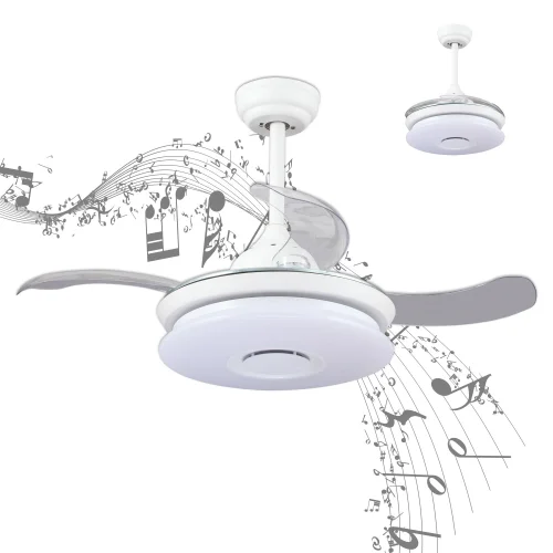 VENTILADOR DE TECHO LED LINSTEAD BLANCO RGB PLEGABLE REGULABLE VENTILADOR DE TECHO LED LINSTEAD BLANCO RGB PLEGABLE REGULABLE